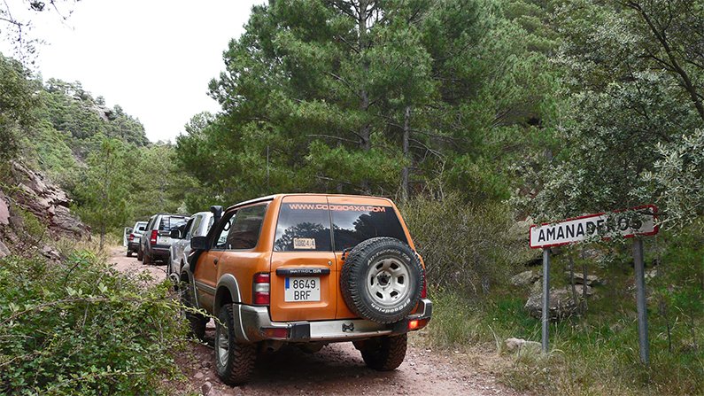 ruta las perseidas cerrando
