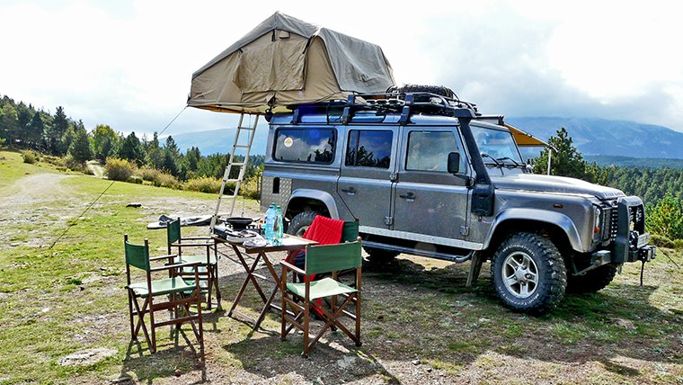 acampada defender overland