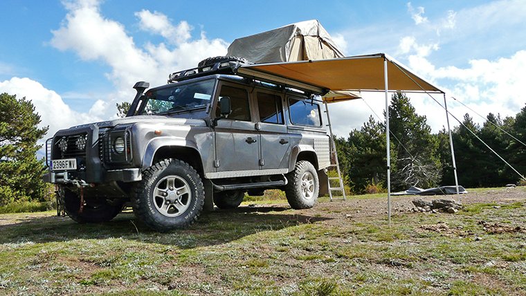 tienda defender overland